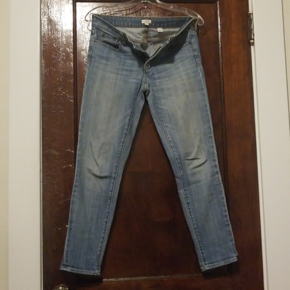 Light-wash Women's JCrew Ankle Skinny Jeans
